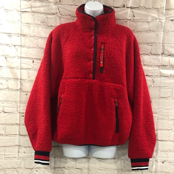 🎉HP X 2 🎉 ❤️‍🔥Tommy Hilfiger Sport❤️‍🔥Teddy Bear Style Pullover ❤️‍🔥 - Picture 10 of 14